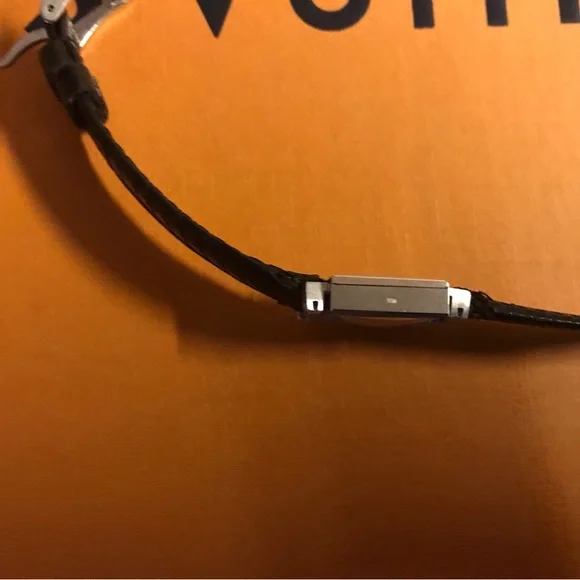 Longines antique 18K WG 0.20CT VS diamond square shaped ladies watch - Picture 12 of 12